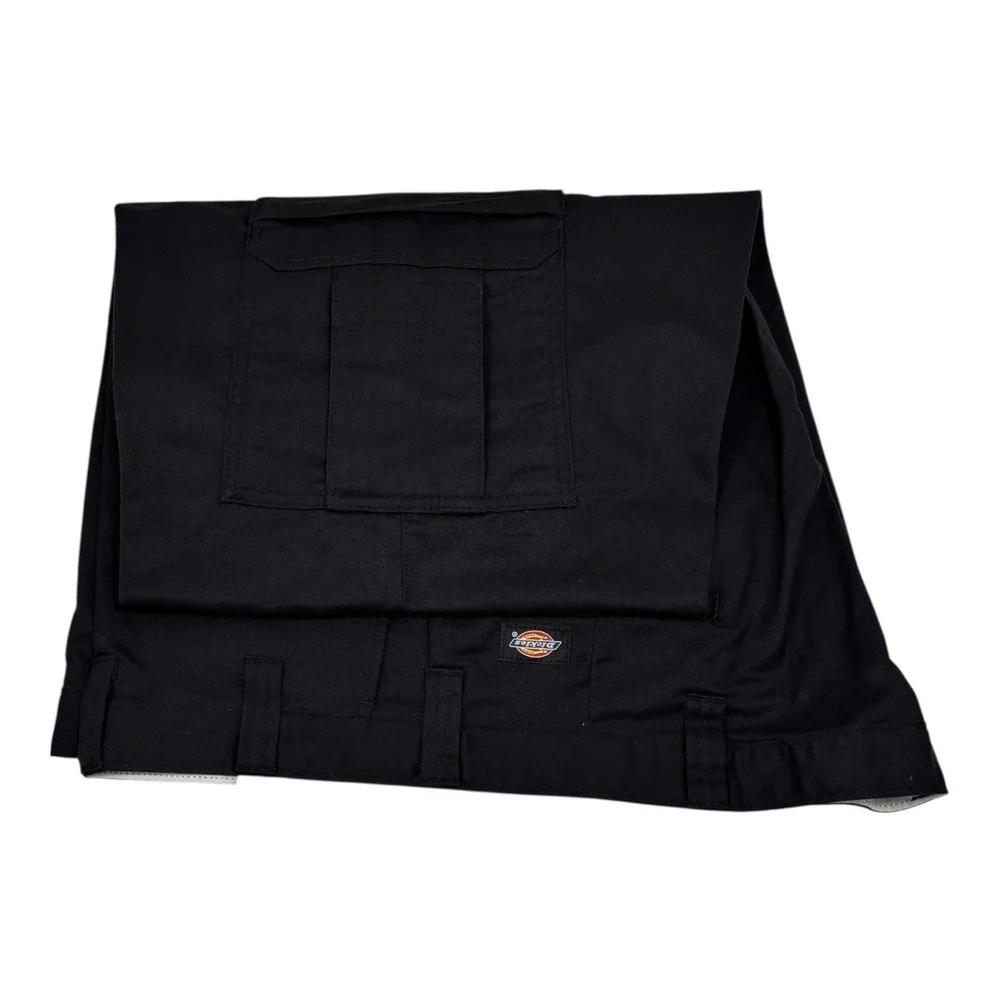 Dickies‎ Work Pants Mens 46x29 Black Occupational Wear Flat Front LP2372 New